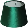 Velor cone lampshade, dark green, XL