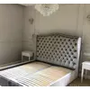 Łóżko glamour tapicerowane pikowane łóżko sypialniane VALENTINO