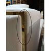 Exclusive glamor corner sofa, modern, upholstered, gold, beige, right-hand corner sofa EMPORIO OUTLET