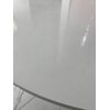 Glamor dining table, art deco, wooden, lacquered, designer, white OVALE 110 cm
