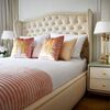Glamour upholstered bed quilted VALENTINO
