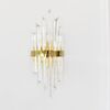 Crystal, gold, glamor wall lamp, designer wall lamp LUCY
