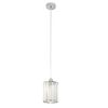 STARS M crystal chandelier, glamour pendant lamp, silver, designer, exclusive, single, glass shade, over the island