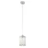 STARS M crystal chandelier, glamour pendant lamp, silver, designer, exclusive, single, glass shade, over the island