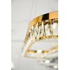 BELLINI crystal chandelier L 100 cm gold, designer, exclusive in a modern style, oblong, hanging lamp