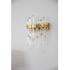 Crystal, gold, glamor wall lamp, designer wall lamp BULGARI