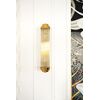 Crystal, gold, glamor, oblong wall lamp, designer wall lamp SOFIA