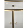 Glamour ELEGANCE chest of drawers with decors, New York Hamptons style modern wooden white luxury