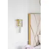 Kinkiet glamour kryształowy nowoczesny lampa ścienna złoty GLAMOUR XS
