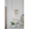 Kinkiet glamour kryształowy nowoczesny lampa ścienna złoty GLAMOUR XS
