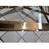 Coffee table glamor with a glass top, steel gold CONRAD OUTLET