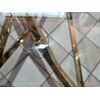 Coffee table glamor with a glass top, steel gold CONRAD OUTLET