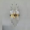 Crystal, gold, glamor wall lamp, designer wall lamp LUCY