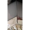 RARE SILVER glamor geometric mirror in a silver frame, 80x100 OUTLET