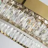 Plafon kryształowy złoty, lampa sufitowa glamour nowoczesna CRYSTAL 50 cm