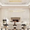 LILIBET L glamorous crystal chandelier, modern, designer, gold oblong hanging lamp