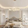 LILIBET M glamorous crystal chandelier, modern, designer, gold hanging lamp