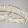 LILIBET M glamorous crystal chandelier, modern, designer, gold hanging lamp