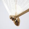 Modern chandelier MOTYL M, glamorous pendant lamp, gold, designer, exclusive, single