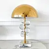 Lampa stołowa glamour, ekskluzywna, designerska, nowoczesna, art deco, złota AZURRA
