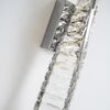 CRYSTAL silver crystal wall lamp, glamorous, oblong, designer wall lamp