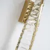 Kinkiet kryształowy złoty nowoczesny, designerska lampa ścienna glamour CRYSTAL
