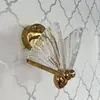 Kinkiet złoty nowoczesny, Lampa ścienna glamour MOTYL
