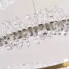 Crystal LED lamp, round ceiling lamp, ring, glamorous chandelier, modern gold BRINA