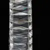 CRYSTAL XS single crystal chandelier, hanging glamour, designer silver lamp