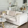 Glamour upholstered sofa, modern QUEEN