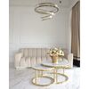 Designer glamour sofa for the living room gold LONDON