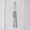 CRYSTAL silver crystal wall lamp, glamorous, oblong, designer wall lamp