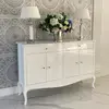 Luksusowa biała komoda lakierowana glamour ELENA OUTLET