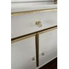 Glamour ELEGANCE OUTLET chest of drawers with decors, New York Hamptons style modern wooden white luxury