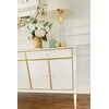 Glamour ELEGANCE OUTLET chest of drawers with decors, New York Hamptons style modern wooden white luxury