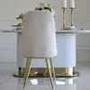 Glamor chair, modern, upholstered, designer, for the dining room, for the dressing table, beige gold SAVOY