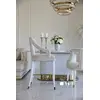 Luxurious dining stool glamour, beige, white PALACE