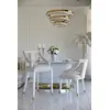Luxurious dining stool glamour, beige, white PALACE