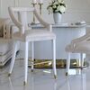 Luxurious dining stool glamour, beige, white PALACE