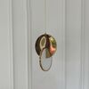 Modern chandelier PLANET, glamorous pendant lamp, gold, round, designer, exclusive, for the island