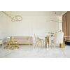 Glamorous sofa exclusive for living room, beige gold FLORENCE