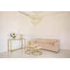 Designer glamour sofa for the living room gold LONDON