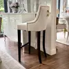 Hoker glamour tapicerowany pikowany barowy nowoczesny do jadalni TIFFANY OUTLET