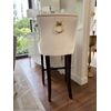 Stool glamour upholstered quilted bar modern dining room TIFFANY