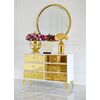 Luxurious wooden chest of drawers, for the living room, for the bedroom, glamor, wooden, varnished gold VENICE OUTLET
