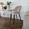 Modern stylish semicircular stool CARDINALE 3