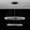 BRINA XL glamor crystal chandelier, gold, designer, exclusive in a modern style, two-story round hanging lamp