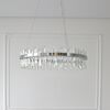 BULGARI crystal chandelier 80 cm glamor round silver