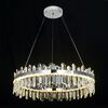 BULGARI crystal chandelier 80 cm glamor round silver