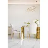 Crystal chandelier CRYSTAL L gold, glamour, exclusive, modern two-level ring